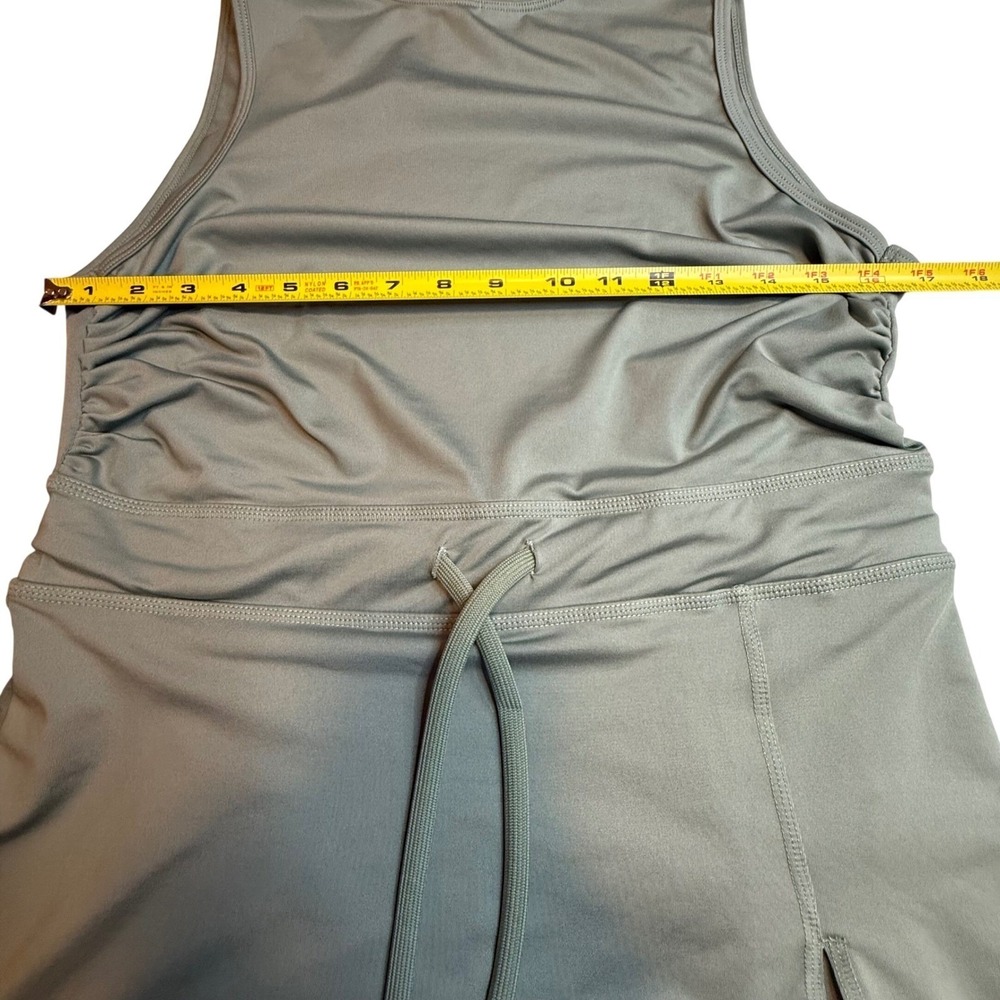 ✨Caracilia Athletic Tennis Skirt Dress Sleeveless Open Back Drawstring Sz L - Picture 9 of 13